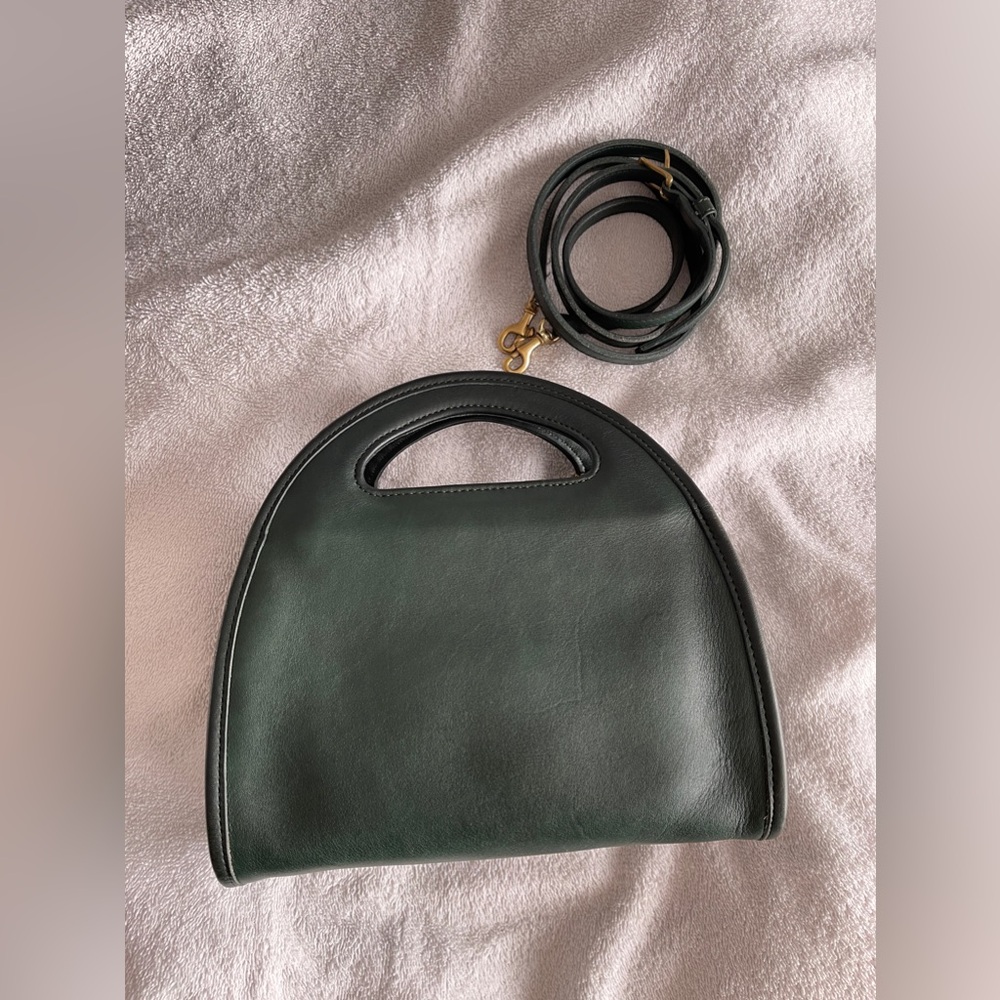 Vintage Coach Carousel Bag Bottle Green